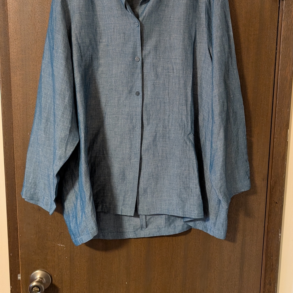 Eileen Fisher Blue Blazer